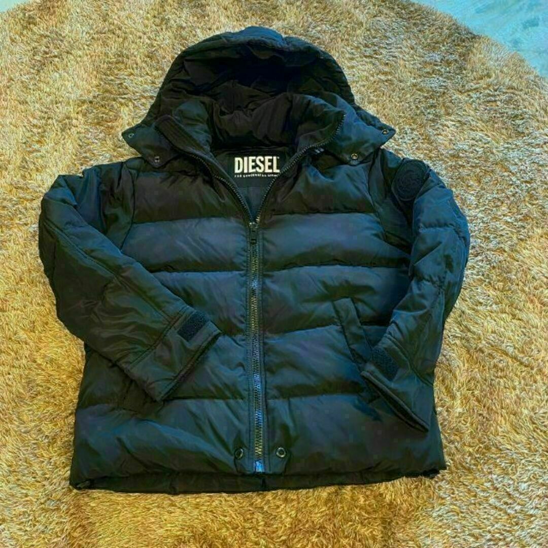 DIESEL バック ロゴ かっこいい ダウンジャケット ベンチコート-