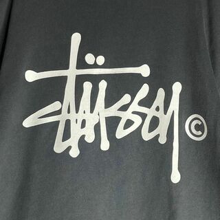 STUSSY - 【起床デザイン】ステューシー パーカー バイカラー 両面ロゴ