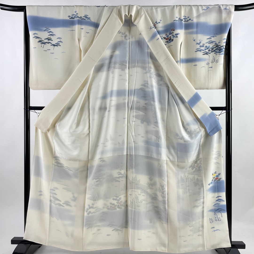 訪問着 身丈162cm 裄丈68cm 正絹 美品 逸品 【中古】