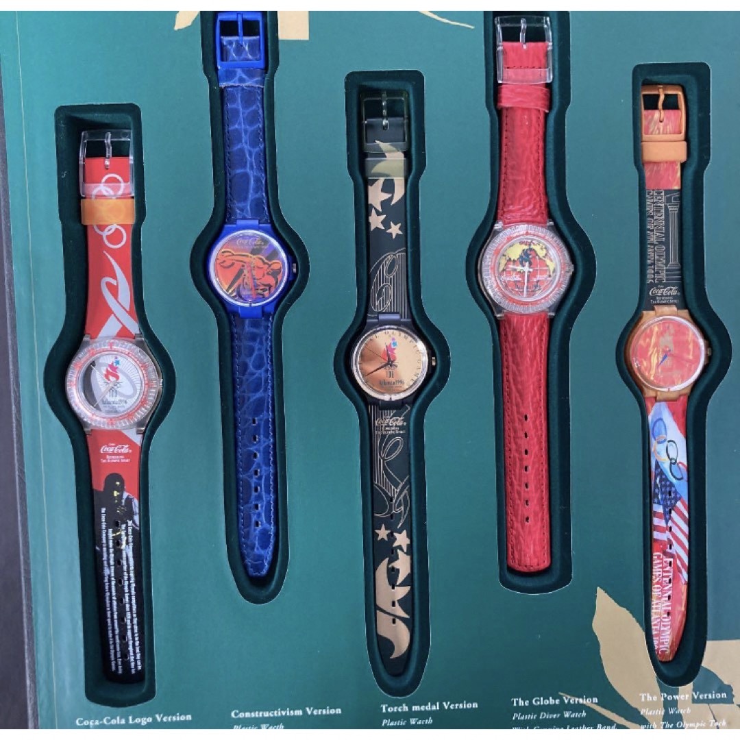 【24時間以内発送】 1996 アトランタオリンピック　記念腕時計　当選書付き