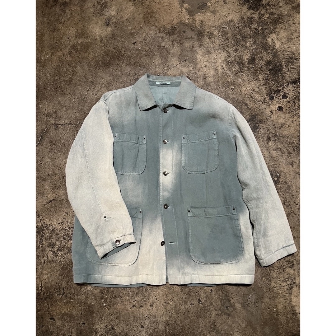 AURALEE(オーラリー)の 常田大希着   WASHI DUCK CANVAS BLOUSON メンズのジャケット/アウター(ブルゾン)の商品写真