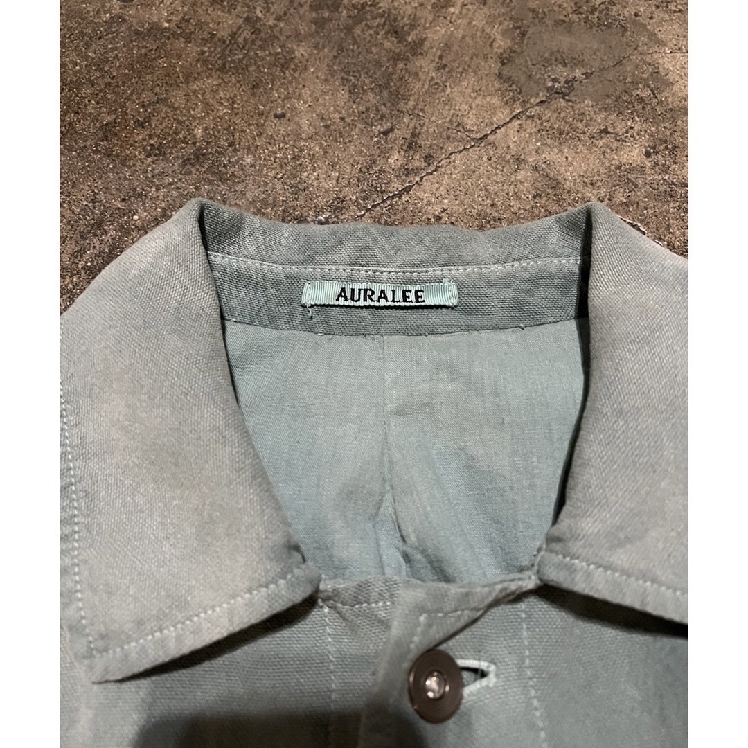 AURALEE(オーラリー)の 常田大希着   WASHI DUCK CANVAS BLOUSON メンズのジャケット/アウター(ブルゾン)の商品写真