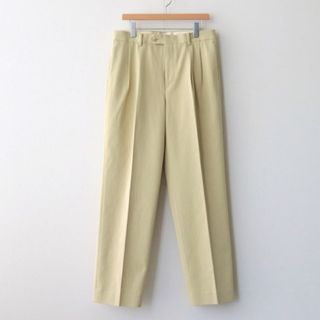 ★23AW　AURALEE  WASHED HEAVY CHINO SLACKS