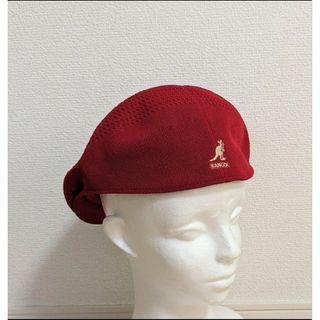 カンゴール(KANGOL)のＬ 新品 KANGOL TROPIC 504 VENTAIR ハンチング 赤(ハンチング/ベレー帽)