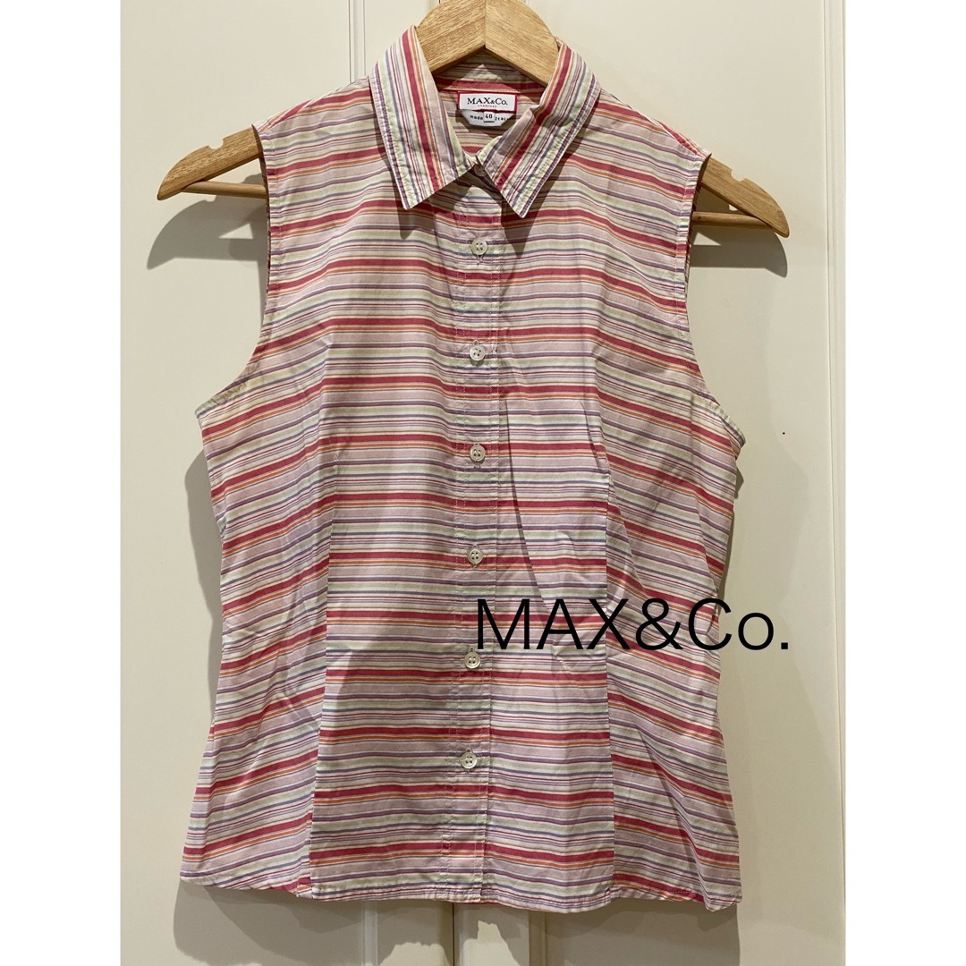 MAX&Co. マックスアンドコー ノースリーブブラウス