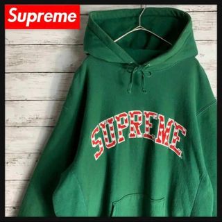 シュプリーム(Supreme)の【即完売モデル】シュプリーム　パーカー　センター刺繍アーチロゴ　希少　入手困難(パーカー)