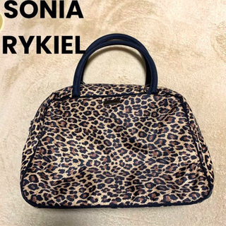 ソニアリキエル(SONIA RYKIEL)の美品❣️SONIA RYKIEL  アニマル柄　多機能　ボストンハンドバッグ(ハンドバッグ)