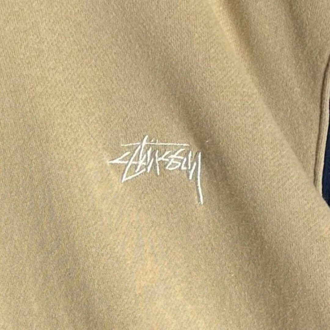 STUSSY(ステューシー)の【即完売モデル】ステューシー　パーカー　ワンポイント刺繍ロゴ　マルチカラー　希少 メンズのトップス(パーカー)の商品写真