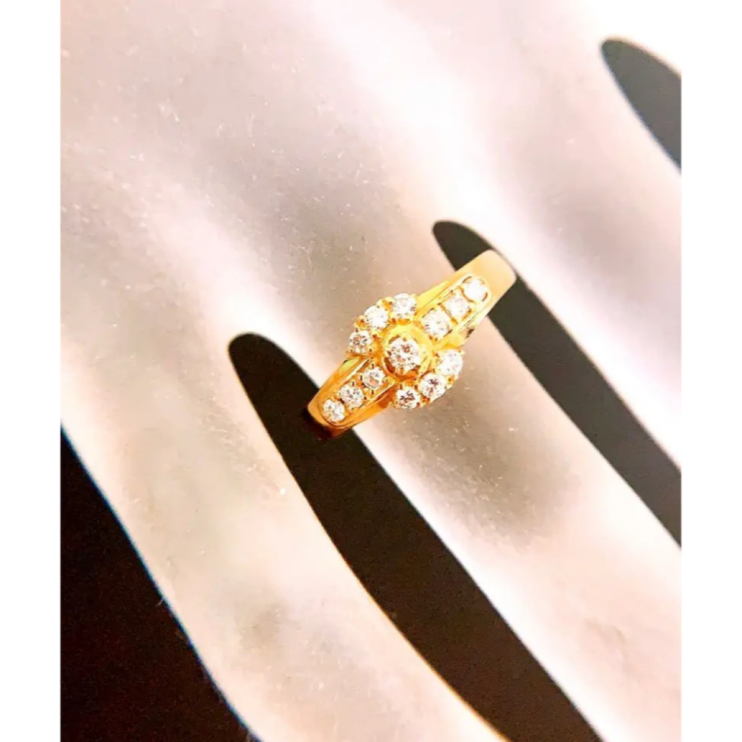 POLA(ポーラ)の美品❣️POLA D0.28ct✨k18ダイヤリング　k18ダイヤモンドリング レディースのアクセサリー(リング(指輪))の商品写真