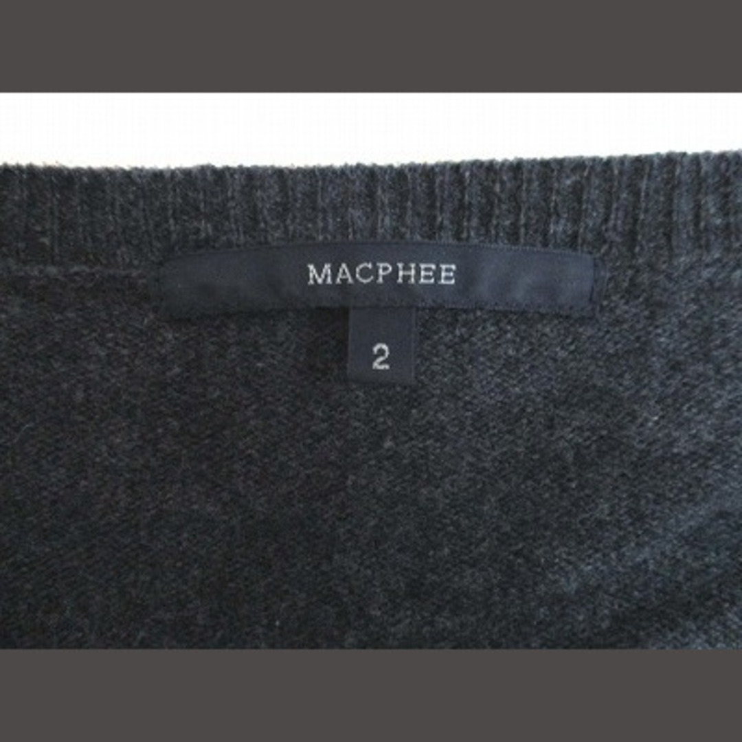 MACPHEE(マカフィー)のマカフィー トゥモローランド カーディガン 長袖 ウール カシミヤ混 2 レディースのトップス(カーディガン)の商品写真