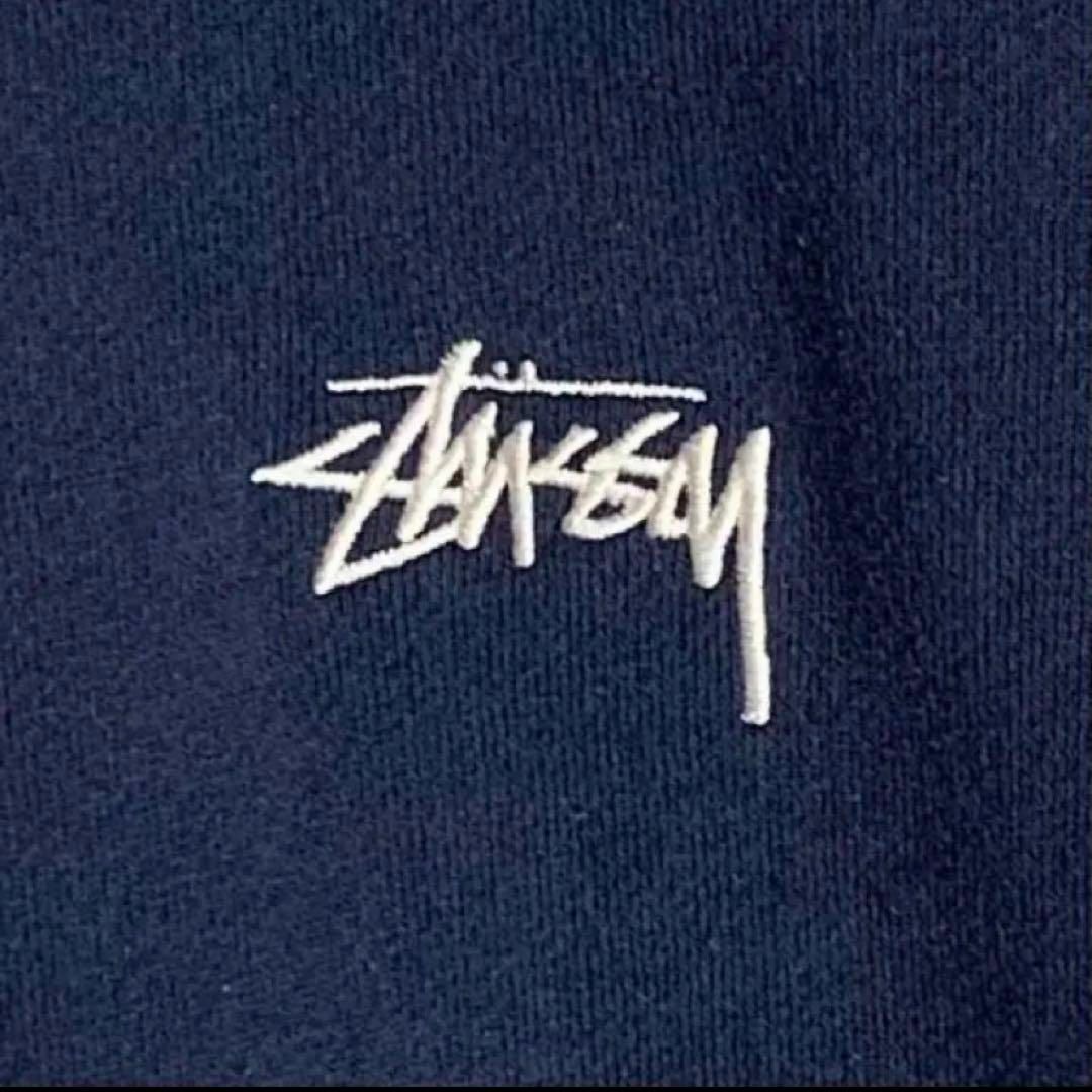 STUSSY(ステューシー)の【即完売モデル】ステューシー　パーカー　ワンポイント刺繍ロゴ　マルチカラー　希少 メンズのトップス(パーカー)の商品写真