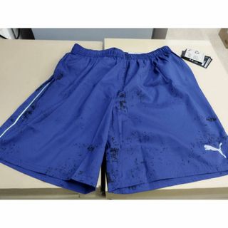 プーマ(PUMA)のM）青紺柄）プーマ★ショートパンツ 7インチショーツ薄手軽量テロテロ520724(ウェア)