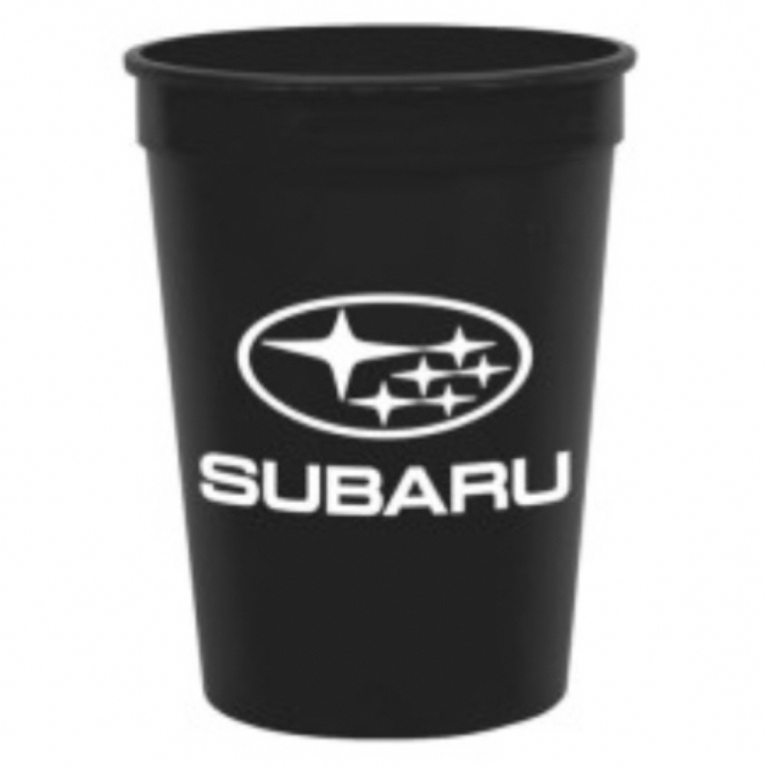 スバル(スバル)のSubaru usスバル スタジアムカップ コップ 2個セット 正規品 新品 自動車/バイクの自動車(車内アクセサリ)の商品写真