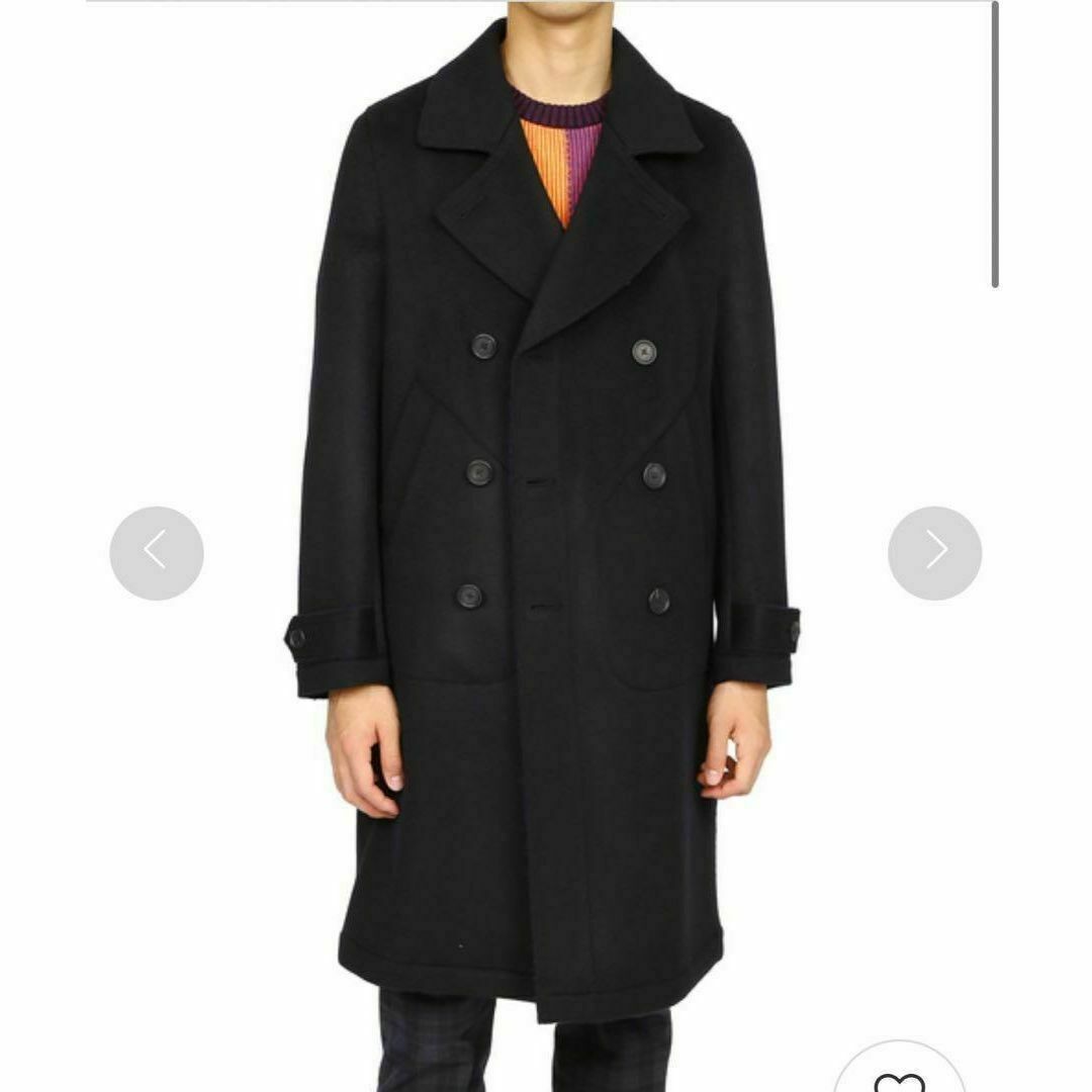 Paul Smith MELTON TRENCH COAT ブラック | フリマアプリ ラクマ