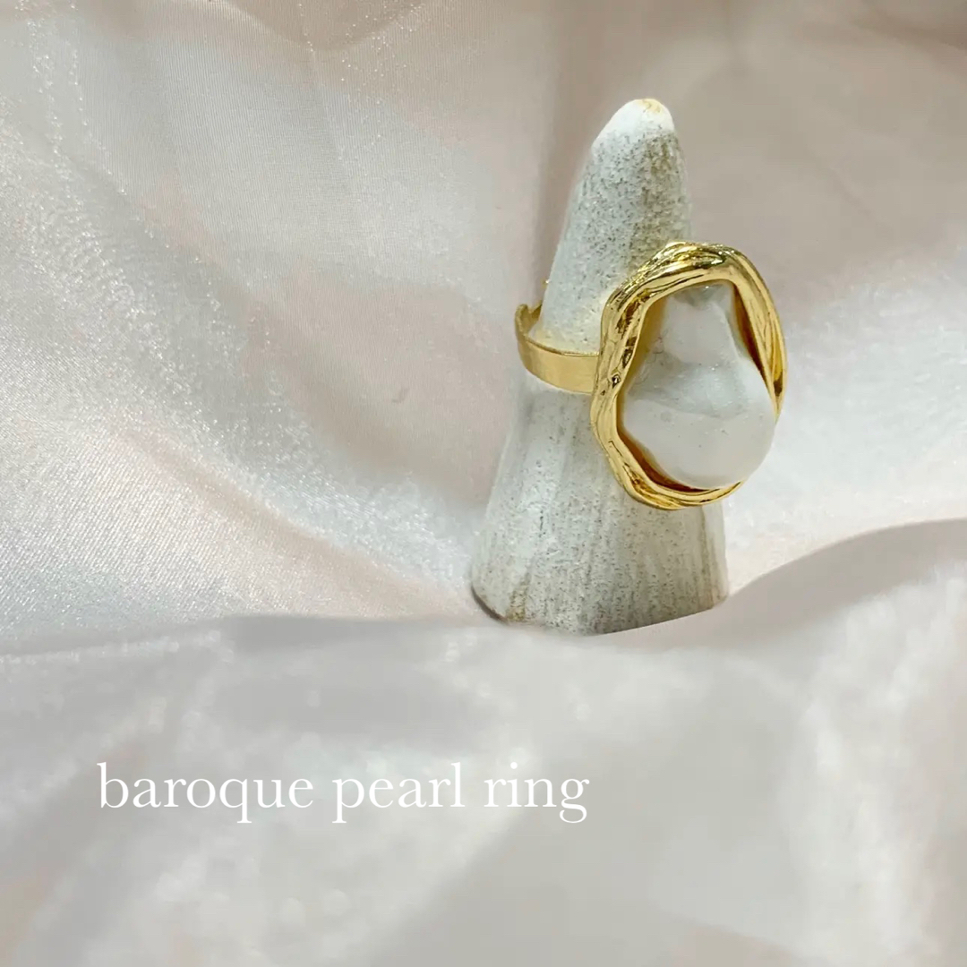 baroque pearl ring レディースのアクセサリー(リング(指輪))の商品写真
