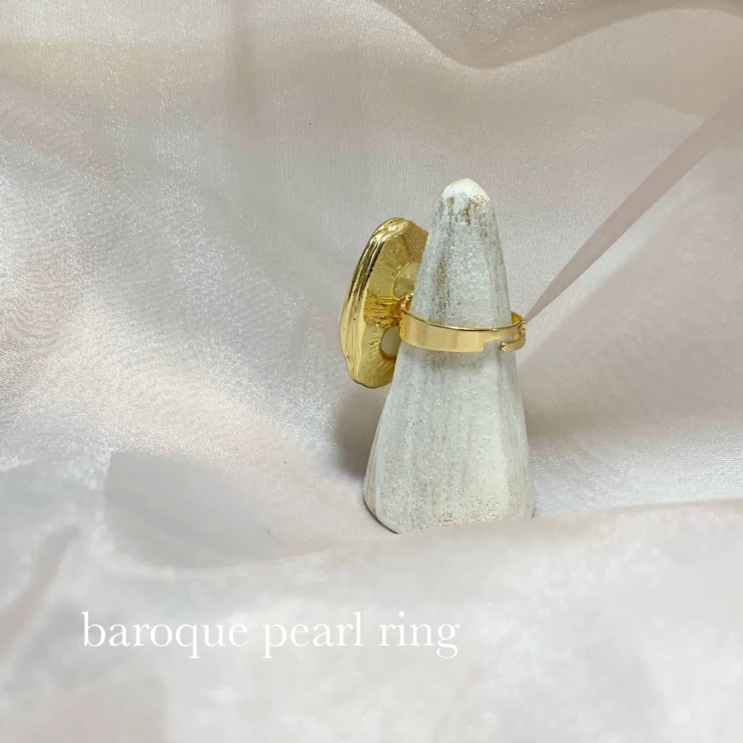 baroque pearl ring レディースのアクセサリー(リング(指輪))の商品写真