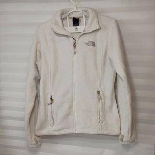 ザノースフェイス(THE NORTH FACE)の71♪US古着ノースフェイスフリースジャケットホワイトUS-XL日本2XL(トレーナー/スウェット)