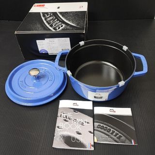 ストウブ(STAUB)の新品　STAUB　ピコ・ココット ラウンド ブルーベリー  22cm(調理道具/製菓道具)