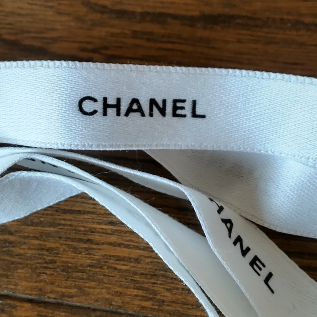 CHANEL(シャネル)のCHANELリボン白 ハンドメイドの素材/材料(各種パーツ)の商品写真