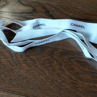 シャネル(CHANEL)のCHANELリボン白(各種パーツ)