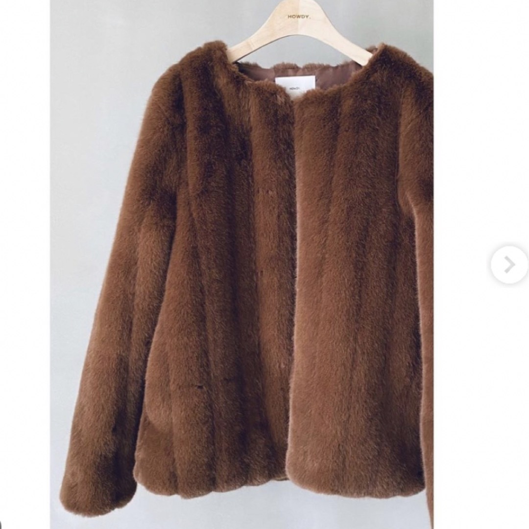 HOWDY. eco fur coat-