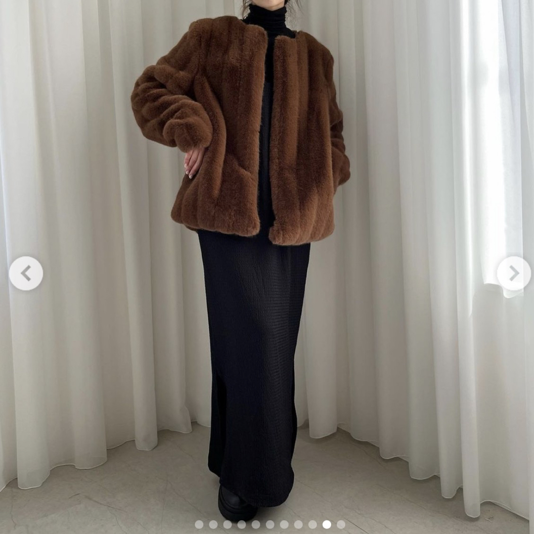 HOWDY. eco fur coat