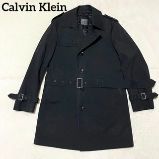 カルバンクライン(Calvin Klein)の659 Calvin Klein トレンチコート 黒 M 通勤 通学 就活(トレンチコート)