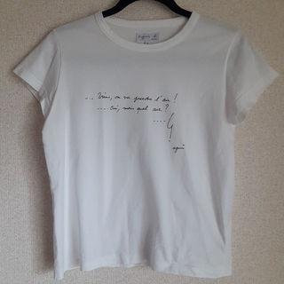 アニエスベー(agnes b.)のアニエスベー　メッセージTシャツ(Tシャツ(半袖/袖なし))