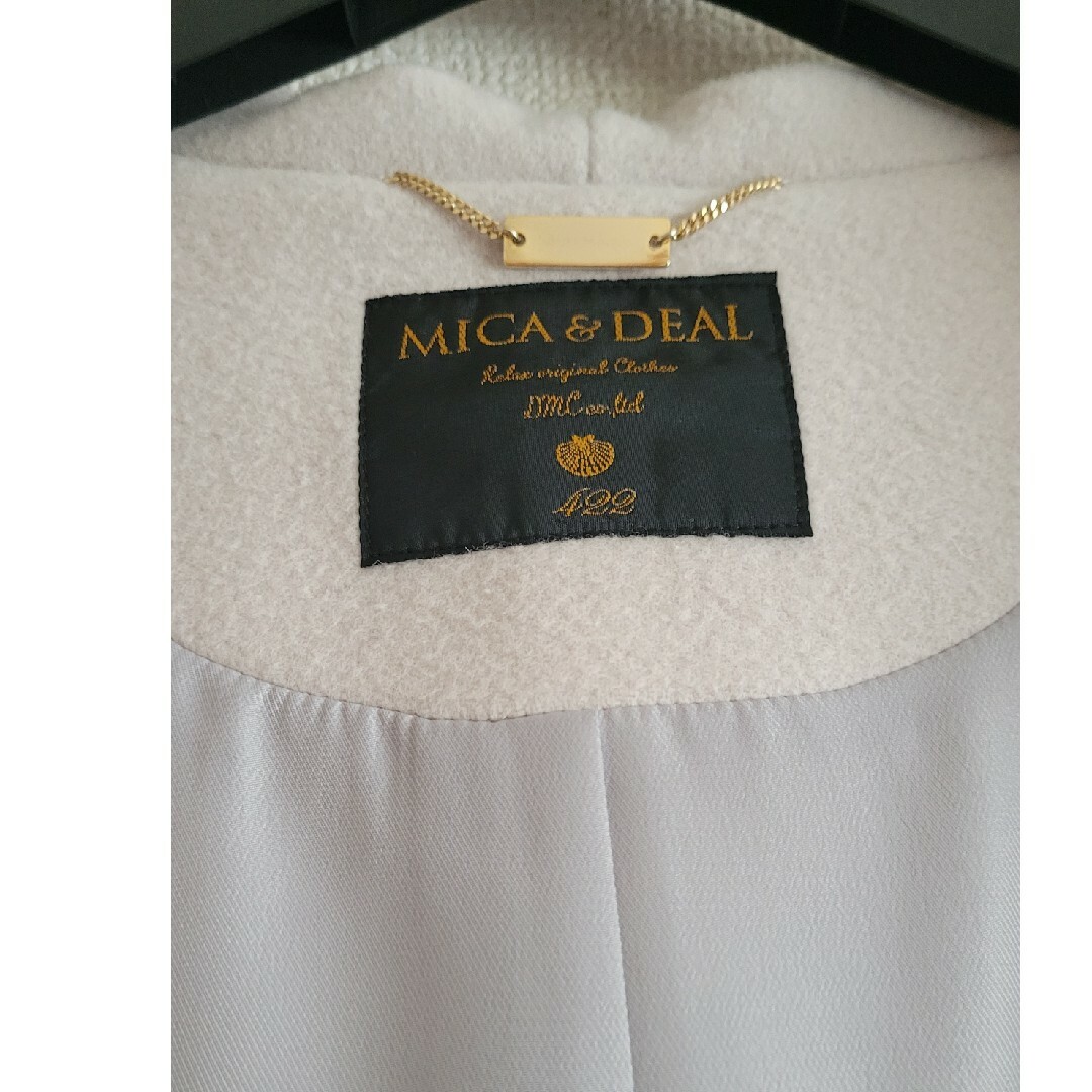 MICA&DEAL(マイカアンドディール)の更にお値下げ❗❗【MICA&DEAL】マイカ&ディール　ロングコート レディースのジャケット/アウター(ロングコート)の商品写真