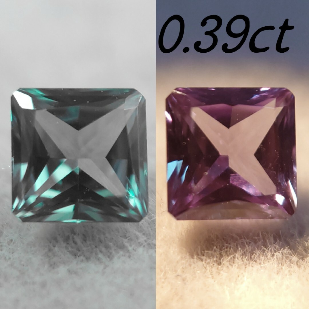 【トップクオリティ】天然石 アレキサンドライト ルース 0.39ct