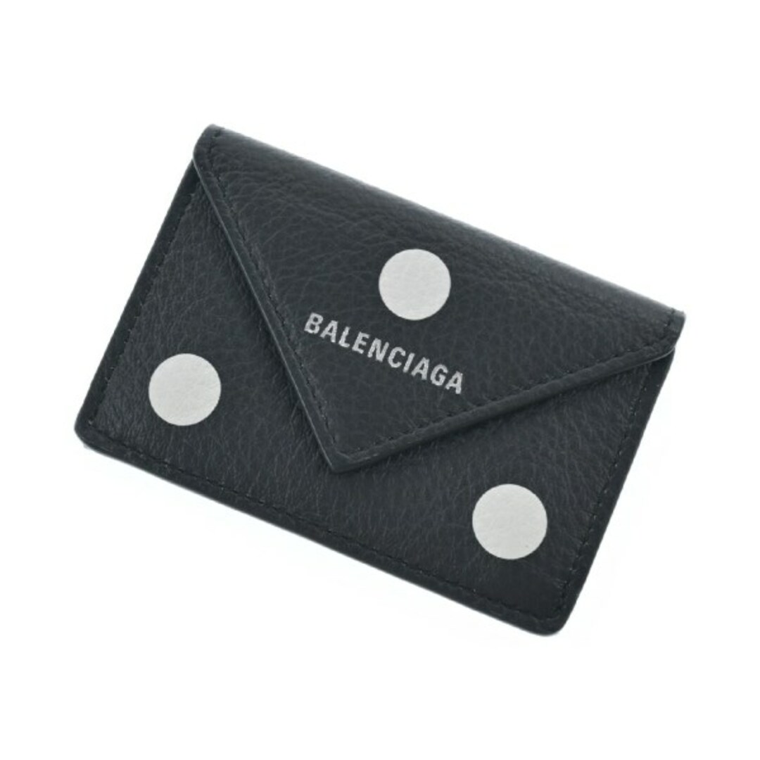 BALENCIAGA バレンシアガ 財布・コインケース - 黒x白(ドット)ファッション小物