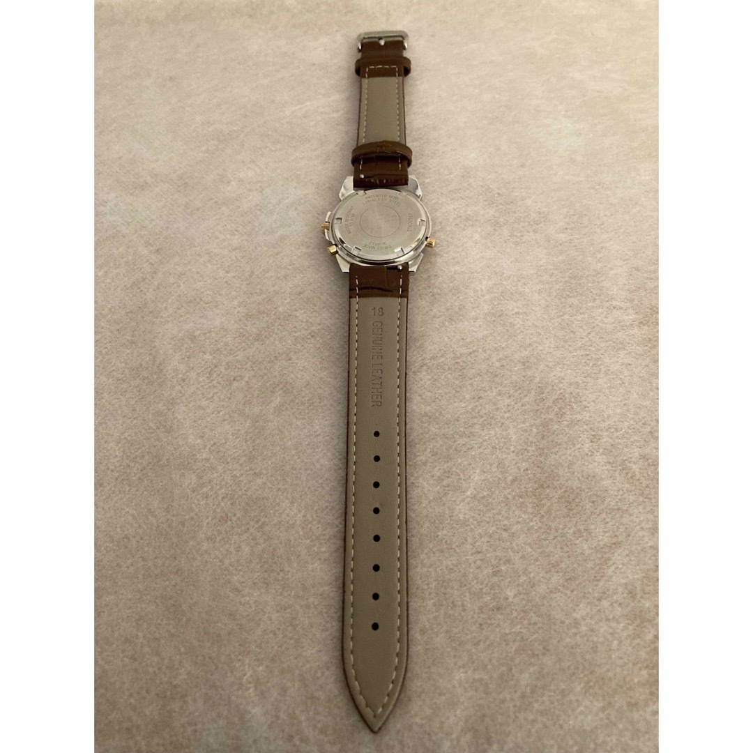 値下げ 稼働★SECTER SPORT ADV2500 QZ腕時計 革ベルト新品 7