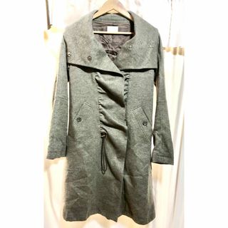 美品 theory luxe セオリーリュクス カシミヤ混トレンチコート