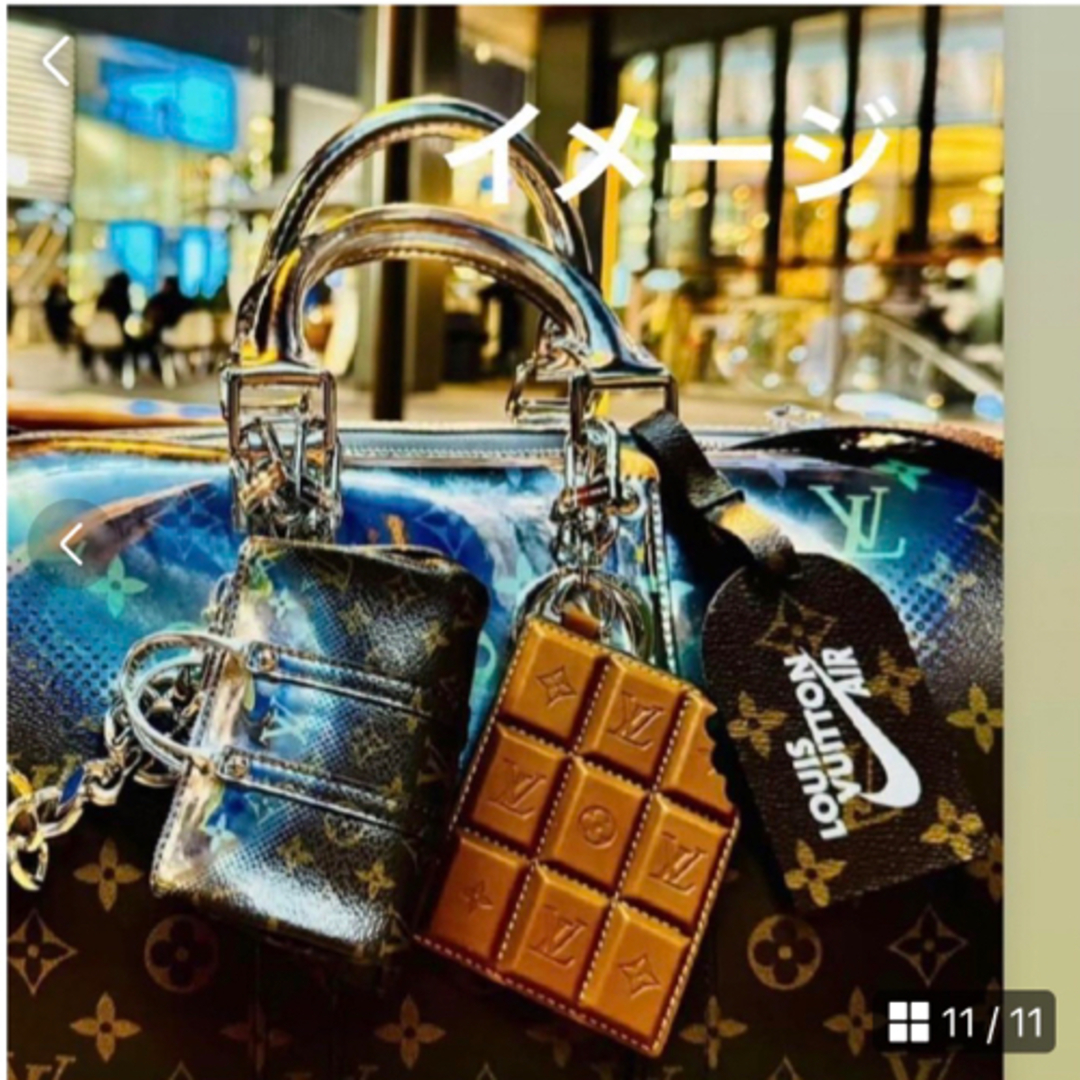 ルイヴィトン バックチャーム.LVチョコレートバー M01478