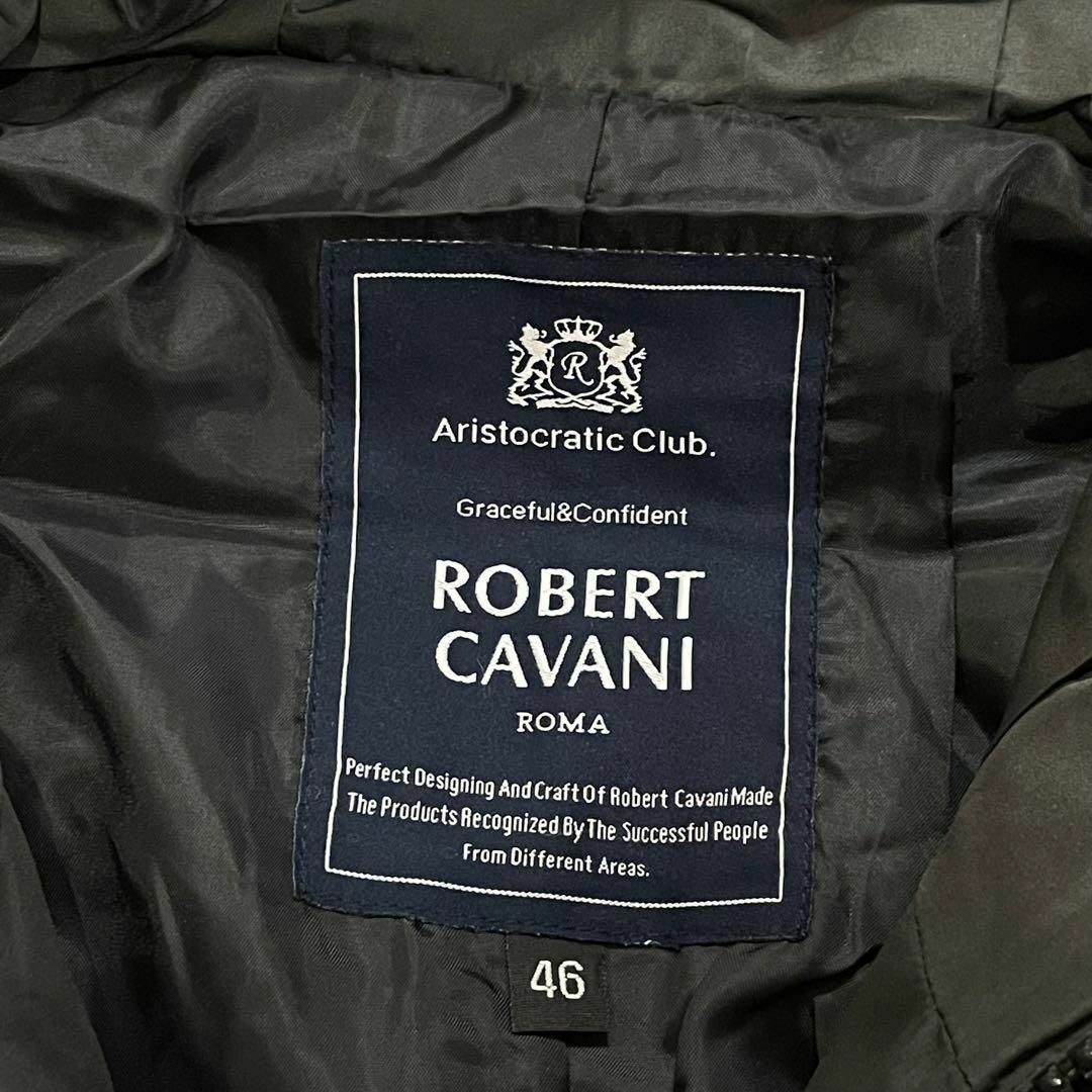 667 新品 ROBERT CAVANI ダウンコート 46 M グレー 9