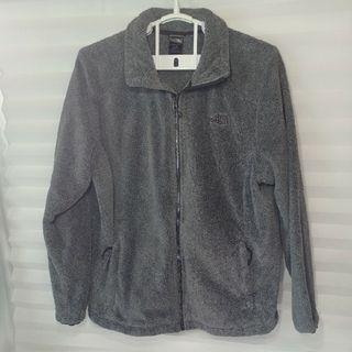 ザノースフェイス(THE NORTH FACE)の71♪US古着ザノースフェイスボアフリースジャケットグレイUS-XL日本2XL(ナイロンジャケット)