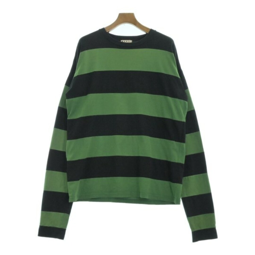 MARNI マルニ Tシャツ・カットソー 48(L位) 濃紺x緑(ボーダー) 【古着】【中古】 | フリマアプリ ラクマ