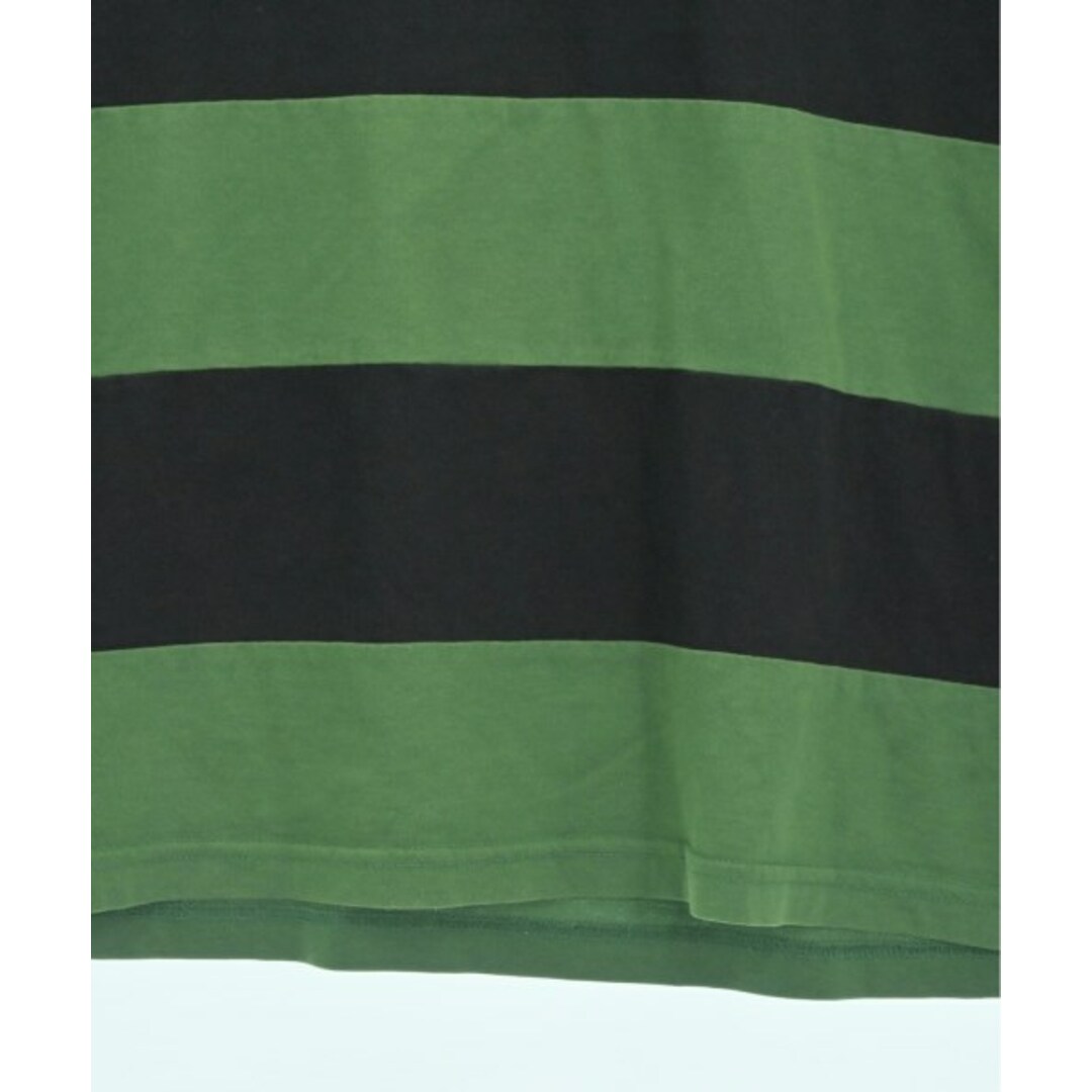 MARNI マルニ Tシャツ・カットソー 48(L位) 濃紺x緑(ボーダー)