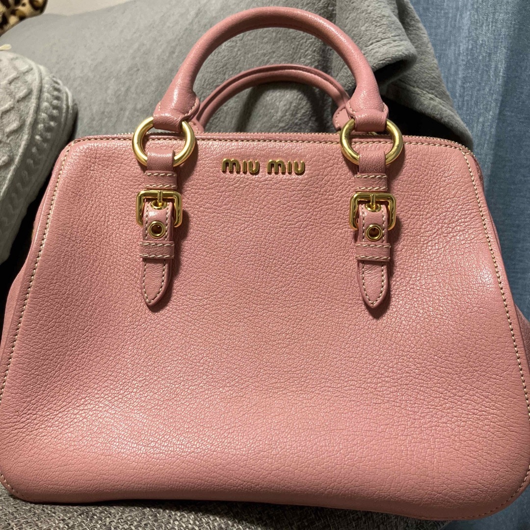 miumiu - 美品！ミュウミュウ可愛いピンク2wayバック限定値下げの+