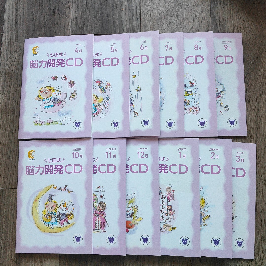 【レア商品！】七田式　脳力開発CD 一年分