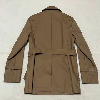 670 ほぼ未使用 Aquascutum トレンチコート ミドル 茶系 M