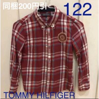 TOMMY HILFIGER - TOMMY HILFIGER  チェックシャツ　長袖　122㎝