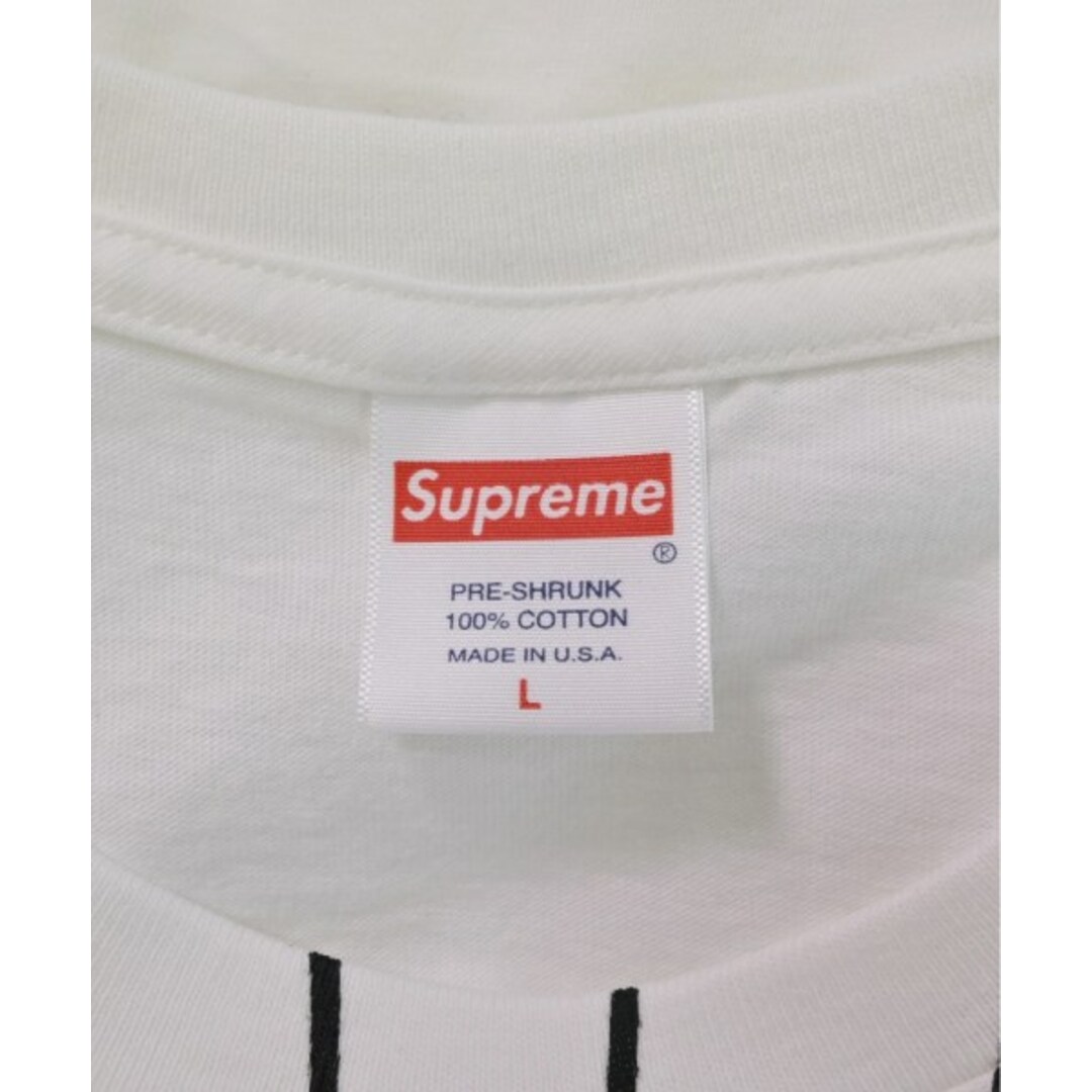 Supreme シュプリーム Tシャツ・カットソー L 白