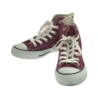 コンバース(CONVERSE)のコンバース ハイカットスニーカー マルーン レディース 23.5(スニーカー)