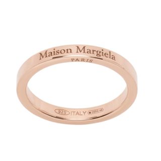 マルタンマルジェラ(Maison Martin Margiela)のMAISON MARGIELA ローズゴールド エングレーブ リング(リング(指輪))