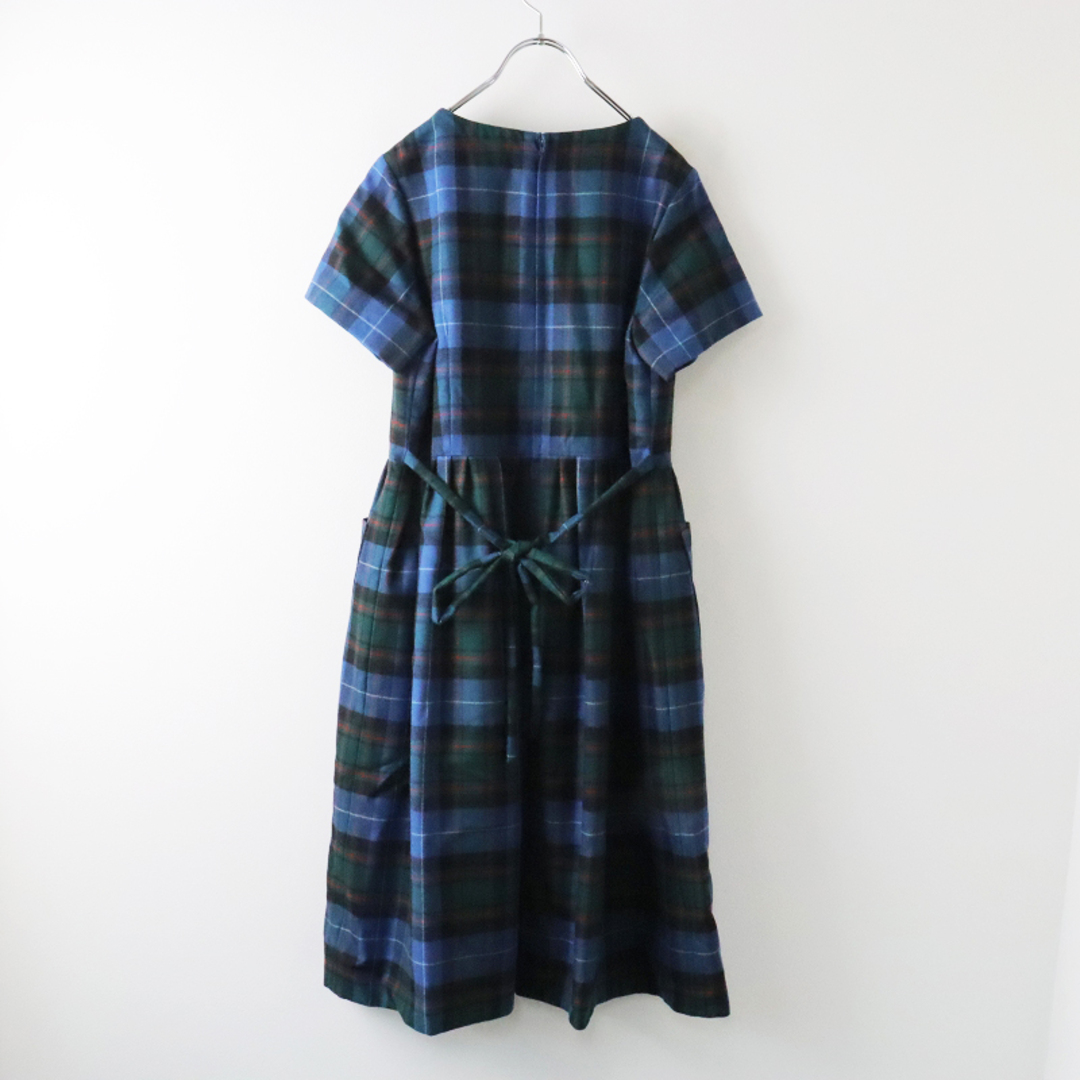Jane Marple  Wool tartan check dress