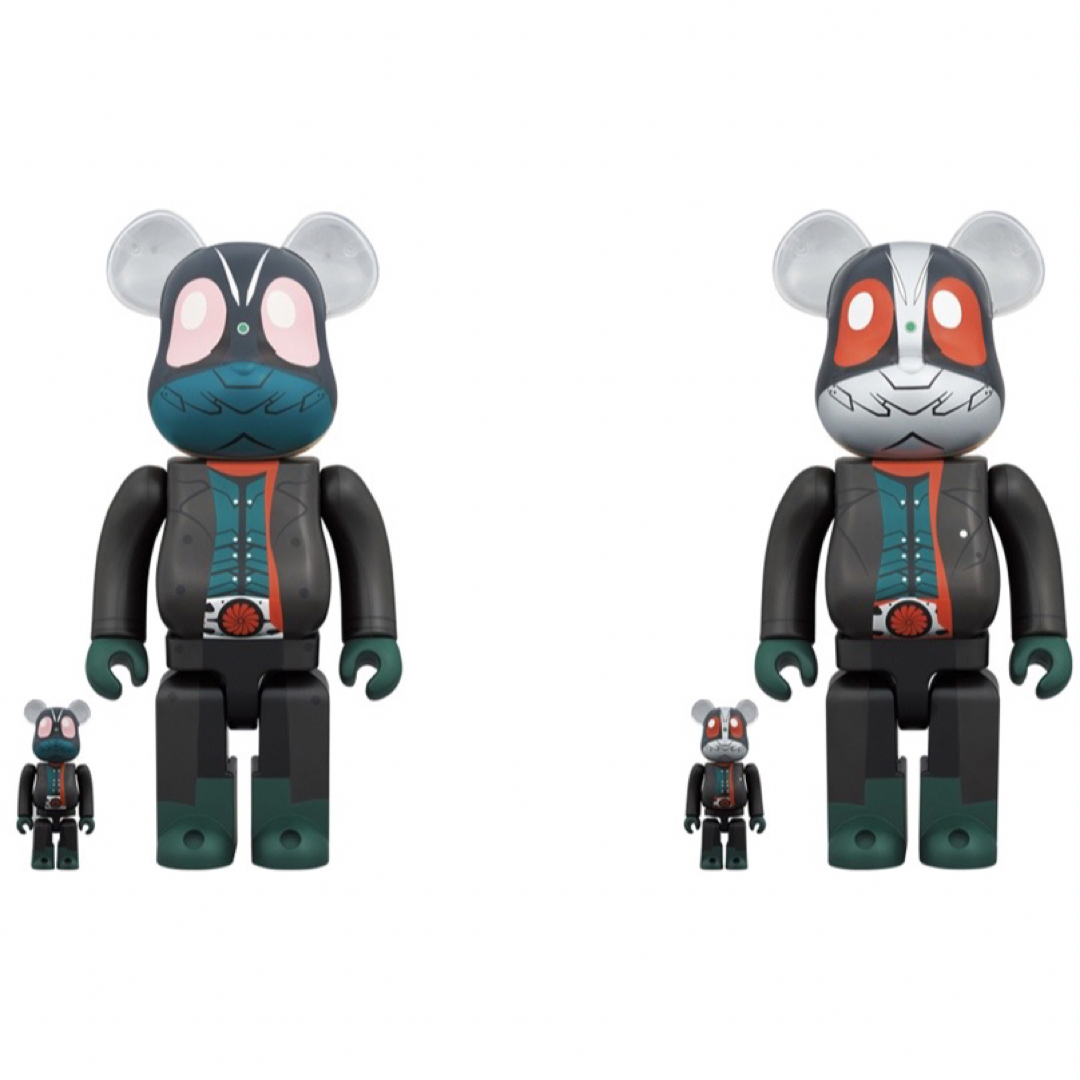 BE@RBRICK 仮面ライダー、第2号100％ & 400％ コートver.