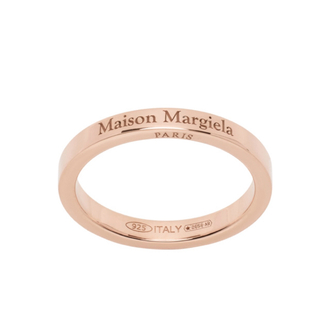 マルタンマルジェラ(Maison Martin Margiela)のMAISON MARGIELA ローズゴールド エングレーブ リング(リング(指輪))
