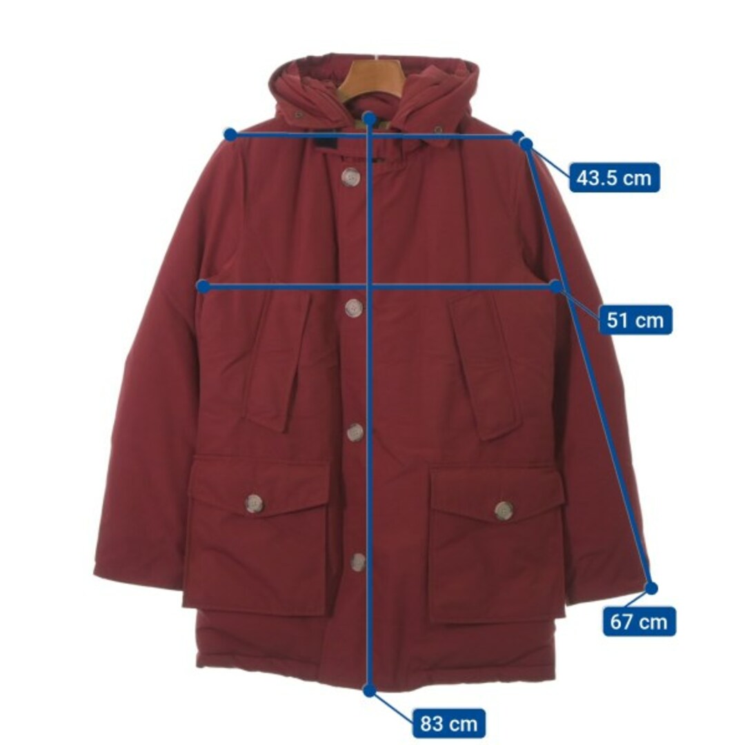 WOOLRICH(ウールリッチ)のWOOLRICH ウールリッチ ダウンジャケット/ダウンベスト XS 赤 【古着】【中古】 メンズのジャケット/アウター(ダウンジャケット)の商品写真