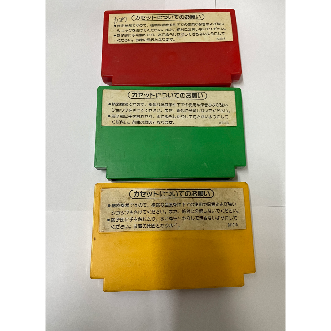 ファミリーコンピュータ(ファミリーコンピュータ)の中古FC　★人気★　スーパーマリオ、ポパイ、ドンキーコングのセット　★レトロ★ エンタメ/ホビーのゲームソフト/ゲーム機本体(家庭用ゲームソフト)の商品写真